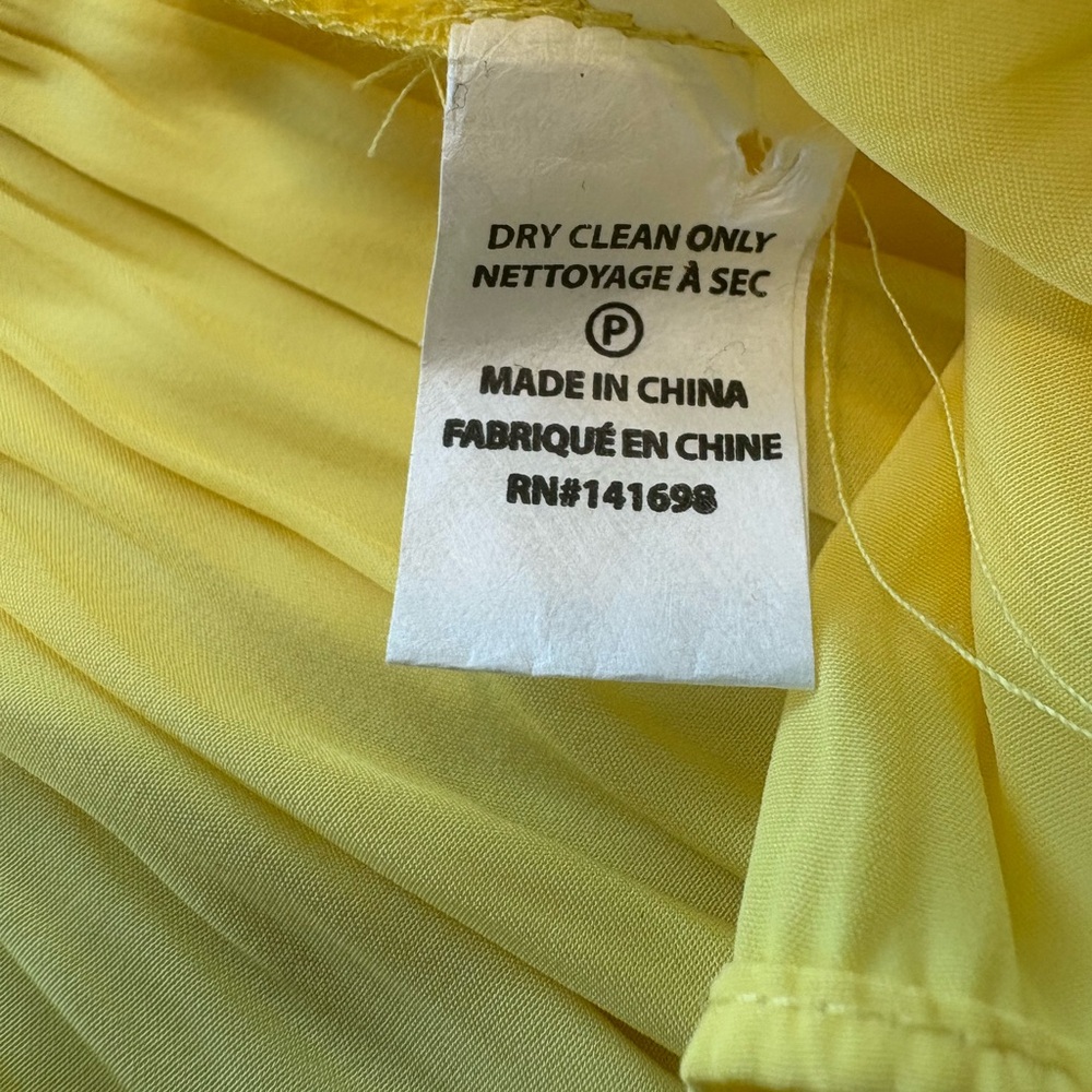 NWT Ramy Brook Women's Harley Lemon Yellow Sleeveless Mini Dress Size S - Picture 6 of 13